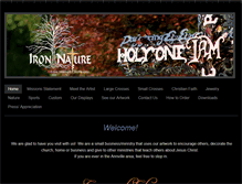 Tablet Screenshot of ironnature.com